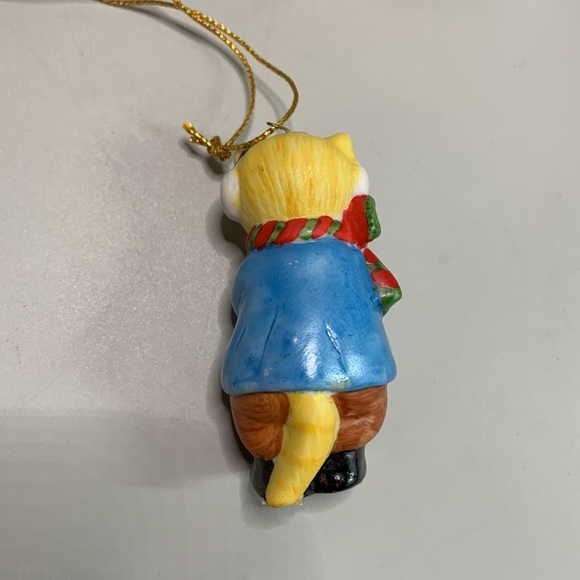 Kitty Cucumber Schmid The Snowball Fight Ornament Collection. 1989 Vintage boxed - Picture 3 of 16